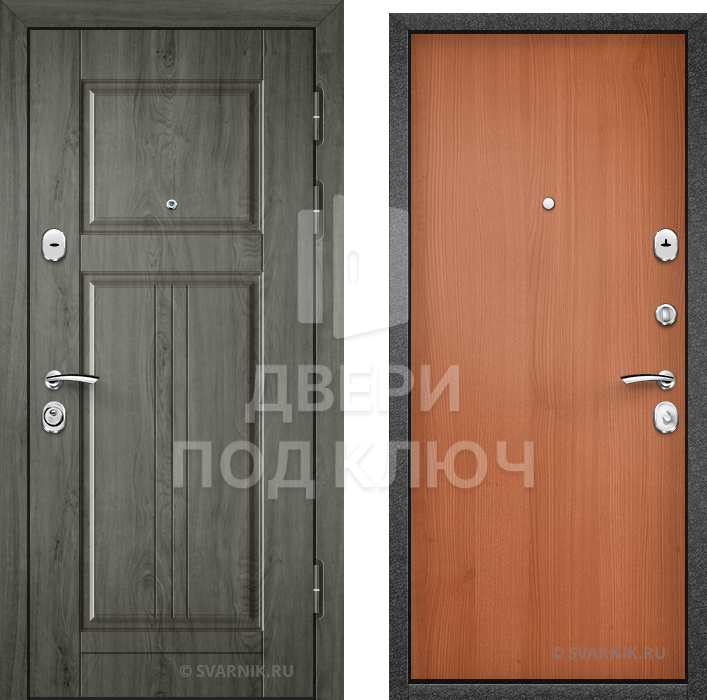 Готовая входная дверь в дом ДПК-2743